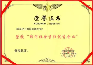 荣誉证书