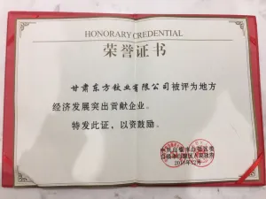荣誉证书