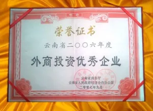 荣誉证书