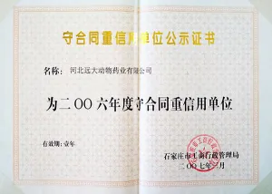 荣誉证书