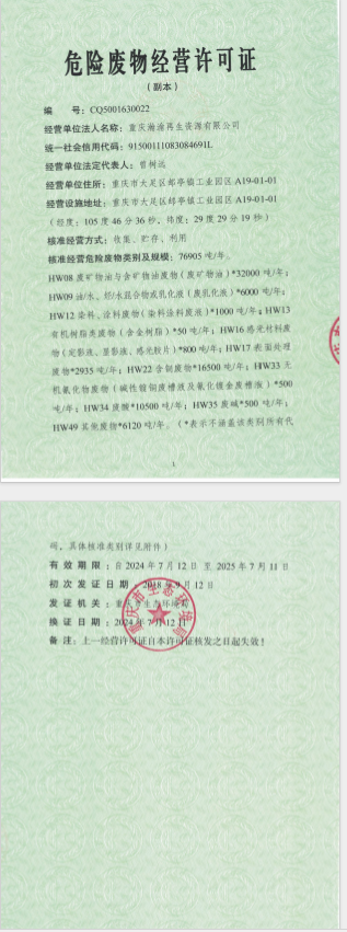 危险品生产许可证