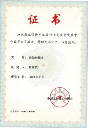 荣誉证书
