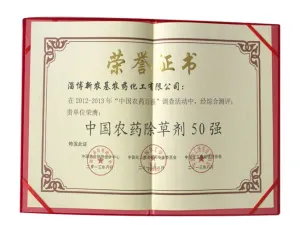 荣誉证书